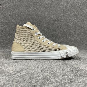 Converse High Top Athletic Brown Burlap Shoes Sneakers Women’s Size 7